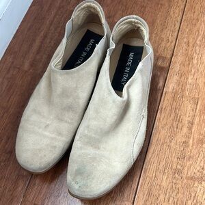 MaxMara Tan Loafers Slip-Ons Shoes